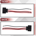 5 Pcs 4 Pin Auto Wire Harness Connector Coil Extension Adapter Electrical Plug for. 