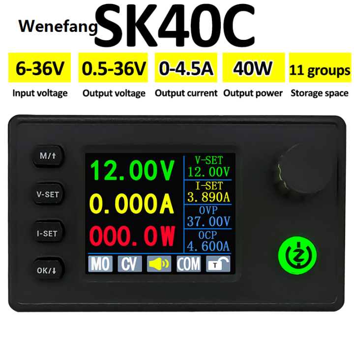 Wenefang%20DC%20DC%20Buck%20Boost%20Converter%2040W/90W%20Adjustable%20Regulated%20Laboratory%20Portable%20Power%20Supply%20CC%20CV%204.5A/5A%200.5-36V%205V%206V%2012V%2024V%20Power%20Module%20-%20Image%208