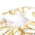 400 Pcs Paper Jewelry Price Tags with Hanging String Marking Tags Clothing Display Labels Blank Labeling Tags 25mmx13mm. 