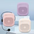 Loudspeaker Rechargeable Portable Voice Amplifier Magnetic Portable Teacher Microphon Wired Microphone Teaching. 