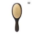 New Wood Hair Brush Head Massage Brush Hairbrush With Steel Needle Steel Hair Brush Hair Care Hair Combing Scalp Airbag Hair brush. 