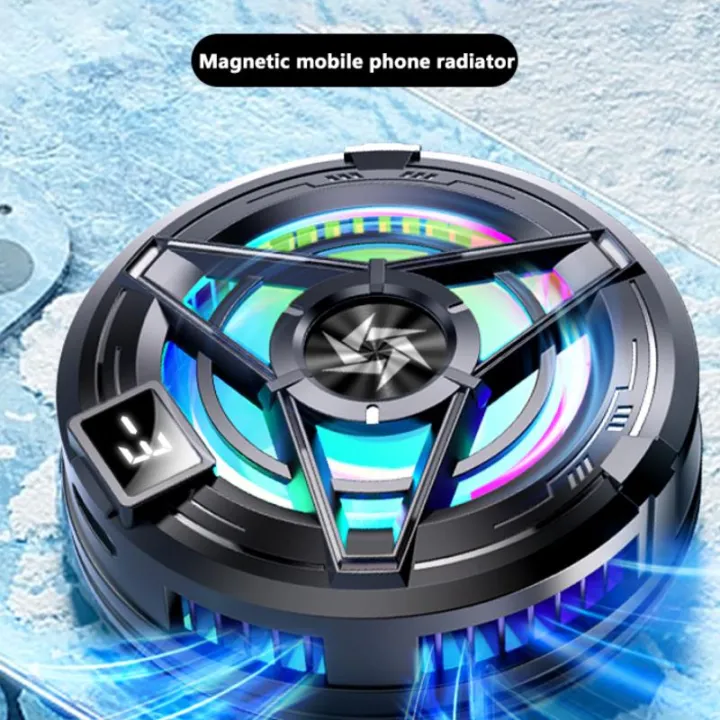 Zesto%20New%20Magnetic/%20Back-clip%20Mobile%20Phone%20Semiconductor%20Radiator%20PUBG%20Game%20Cooler%20With%20Digital%20Display%20SL17%20For%20IPhone%20Android%20-%20Image%206