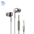 Elephu BassX 2020 earphones | 3.5mm jack | Boosted Bass| Volume Slider with Button and Silicon  MIC | Hi-Res Audio| Universal Compatible| silicon tip | 5U+ copper driver | 3 months Replacement | Stereo audio | Supports Gaming |. 