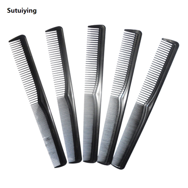 Sutuiying%205%20Pieces%20Fine%20Cutting%20Wide%20Tooth%20Hair%20Barber%20Carbon%20Fiber%20Salon%20Original%20Hairdressing%20Comb%20Heat%20Resistant%20Styling%20Grooming%20Comb%20-%20Image%207