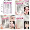 Manga Lashes Glue-Free Self-adhesive False Eyelashes Comic Eye Cat Eye Fake Lashes DIY 3D Eyelash Extension Kit Makeup Tool. 
