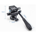 Mini Panoramic Tripod Camera Heads Hydraulic Fluid Video Damping Metal for Tripod Monopod Camera Holder Stand. 