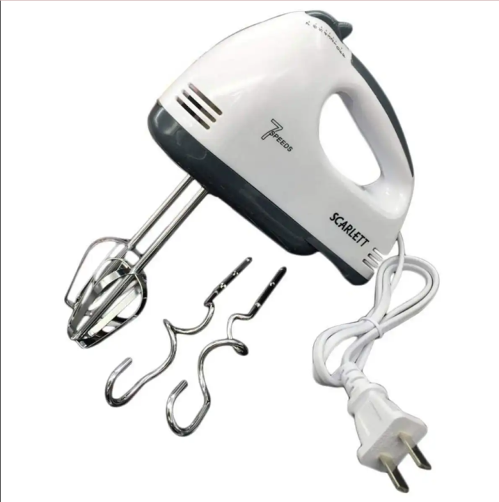 Electric Hand Mixer Whisk Egg Beater Cake Baking With 7 Speed Function Plug Electric Food Mixer Dough Blender Daraz .np