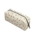 Chic Floral Pencil Case Student Girl Aesthetic Flower Pencil Bag Large Capacity Stationery Storage Bag School Supplies  AITENG. 