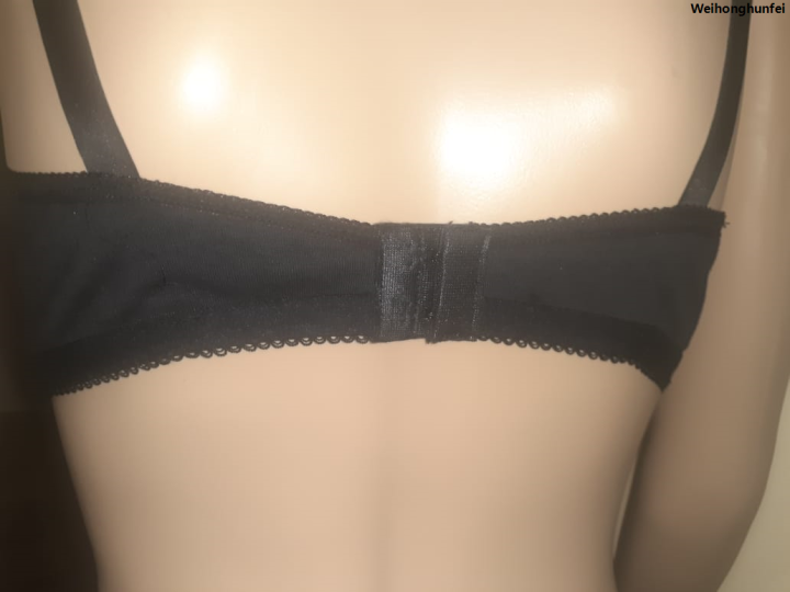 WeihonghunfeiBargain%20price%20Rik%20Global%20Brands%20Basic%20Cotton%20Black%20Bra%20-%20Image%205