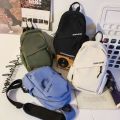 New Leisure Men's Chest Bag Nylon Lightweight Crossbody Bag Multi-pocket Waterproof Shoulder Bag for Mountain Climbing. 