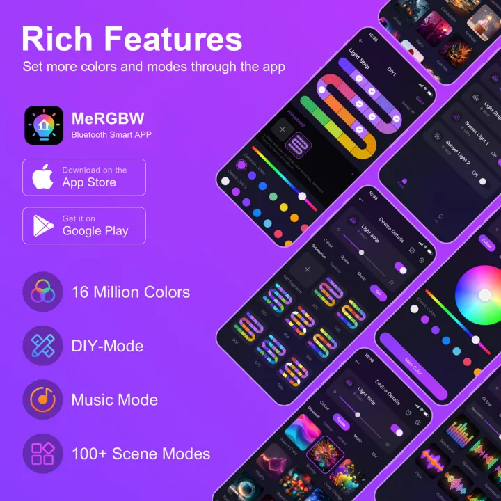 Gaming,%20DIY%20Timing%20Tape%20Silicone/21MeRGBW%20Neon%20LED%20Strip%20Light/3M%20Neon%20Rope%20Light%20Music%20RGBDreamcolor%20Chase%20Strip%20for%20Room%20-%20Image%205