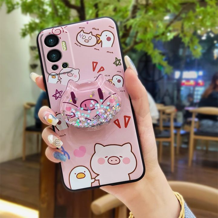 protective%20Back%20Cover%20Phone%20Case%20For%20Infinix%20Hot12/X6817%20Simplicity%20cute%20Glitter%20Rotatable%20stand%20Fashion%20Design%20TPU%20-%20Image%2010