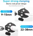 TELESIN Double Clamp Mount Bicycle and Motorcycle Mount for GoPro Hero 13 12 11 10 9 8 7 6 5 4 3, Handlebar Mount for DJI Osmo Action 5 Pro 4 3 Pocket 3 Insta360 X4 X3 Action Camera. 