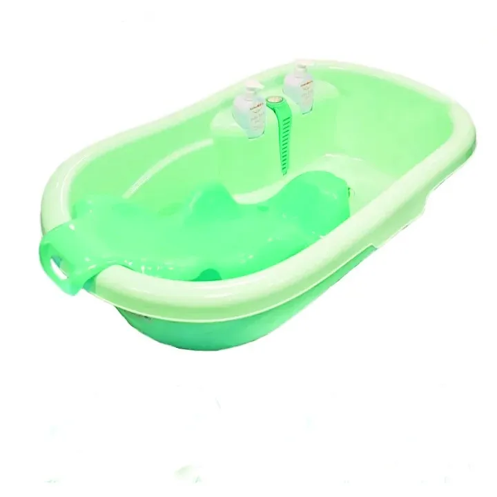 Baby/Child%20Bath%20Tub%20With%20Bath%20Rack%20And%20Thermometer%20-%20Image%204