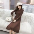 Women's Winter Knitted Dress Long Sleeve Mini Dress Casual Comfortable Knit Winter Dress for Ladies. 