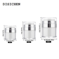 DISICHEN 15g/30g/50g/100g Empty Airless Pump Jar Reusable Acrylic Vials Vacuum Bottle Portable Travel Container For Cosmetic Cream Lotion. 