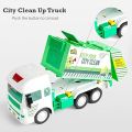 Kids Friction Powered Big Size Garbage Truck Toy. 