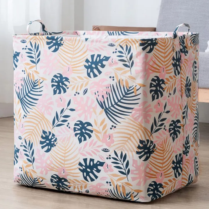 Laundry%20Basket%20Collapsible%20Large%20Household%20Storage%20Basket%20Clothing%20Hamper%20with%20Handle%20Living%20Room%20Closet%20Reusable%20Household%20Home%20Bathroom%20-%20Image%204