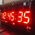 18.9-Inch Oversized LED Digital Wall Clock Large Display With Indoor Temperature Date And Day Electric Wall Clock/Calendar Timer Home Décor JH4600. 