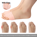 Wenefang 1pair Silicone Forefoot Pads Gel Insoles Toe Separator Cushion Pad Bargain price Pain Relief Shoes Insoles Finger Toe Valgus Corrector Gel Pad. 