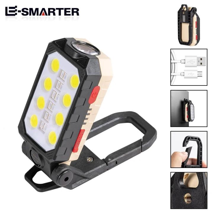 COB%20Magnetic%20Work%20Light%20Strong%20LED%20Flashlight%20Rechargeable%20Camping%20Waterproof%20Emergency%20Folding%20Floodlight%20With%20Power%20Display%20-%20Image%202
