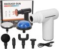 Premium Massage Gun Deep Tissue, Handheld Adjustable Electric Muscle Massager Portable Hot Cold Compress Percussion Deep Tissue Massager for Athletes Gym Relaxation. 