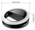 Portable LED Ring Selfie Light Clip On Smartphones Tablets Laptop 3 Brightness Photography Light | Electro Hub Nepal. 