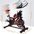 Indoor Exercise Spin Bike With Multifunctional Display & 6KG Fly Wheel | Resistance Adjustable Spin Exercise Bike - Upto 120Kg. 