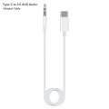 Type C USB-C to 3.5mm Male Audio Jack AUX Cable Adaptor. 