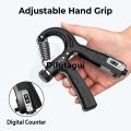 Difutagui [5-60kg] Adjustable Hand Grip Fitness Gym Hand Strength Bargain price Exercise Resistance Gripper with counter 握力器. 