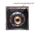 Honey Laxmi Stainless Steel 2 Burner Gas Stove with Regulator Pipe Gas lighter and Clips 2 Years warranty Made in India. 