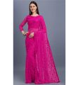 Black Self Design Bollywood Net Saree For Women | Attractive And Fashionable |. 
