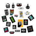 Motivation Stickers Pack for Bike, Car, Laptop, Cycle, Helmet, Wallet, Freeze water proof 22 pcs. 