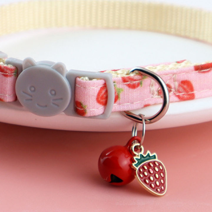 Penasfe%20Kitten%20Collar%20Comfortable%20Fashion%20Puppy%20Cats%20Collar%20with%20Bell%20-%20Image%203