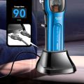 Kemei Professional Hair Clipper Barber Cordless Hair Trimmer Electric Hair Cutting Machine Powerful Magnetic Motor 9000RPM 10W. 