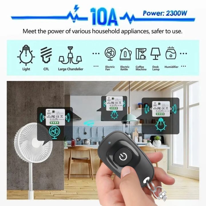New%20style%20RF433%20Remote%20Control%20Smart%20Wireless%20Lighting%20Switch%20110V%20220V%20Mini%20Module%20ON/OFF%20Transmitter%20For%20Led%20Light%20Bulb%20DIY%20Garage%20Doors%20-%20Image%203