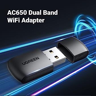 UGREEN AC650 USB WiFi Adapter for Desktop PC