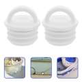 3pcs Mop Bucket Drain Plug Stopper Rubber Sealing Replacement Parts for Draining Efficient Cleaning Accessories. 