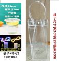 Flower bag stall Valentine's Day Cup flower companion gift PVC transparent handbag spot wholesale. 