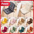 Peiotr- Breathable Seat Cushion Cozy Comfortable Winter Desk Chair Cushion with Anti-slip Strap Keep Warm Stay Comfy All Day Long for Office. 