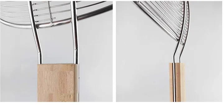 NBC%20Kitchen%20Stainless%20Steel%20Large%20Wire%20Strainer%20with%20Wooden%20Handle%20(28%20Inch)%20-%20Image%204