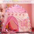 Castle Kids Play Tent for Girls Boys Christmas Birthday, Large Princess Playhouse, Children Fairy Tale Teepee Tent for Indoor Outdoor with Carry Bag. 