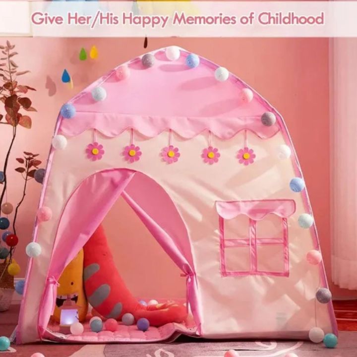 Castle%20Kids%20Play%20Tent%20for%20Girls%20Boys%20Christmas%20Birthday,%20Large%20Princess%20Playhouse,%20Children%20Fairy%20Tale%20Teepee%20Tent%20for%20Indoor%20Outdoor%20with%20Carry%20Bag%20-%20Image%202