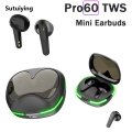 Sutuiying TWS Pro60 Fone Bluetooth Earphones Wireless Headphones HiFi Stero 2025 Headset Noise Reduction Sports Earbuds with Mic for Phone. 
