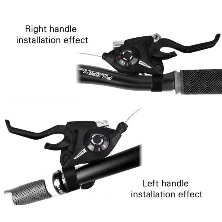 Creative 3x7 21 Speed Bicycle Brake Levers Shifter with Gear Indicator ...