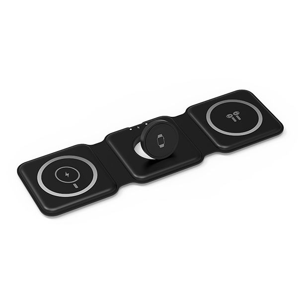 Wiwu M6 Power Air 3-in-1 Wireless Charger / 15w / Powerful Magnets / Stand Function