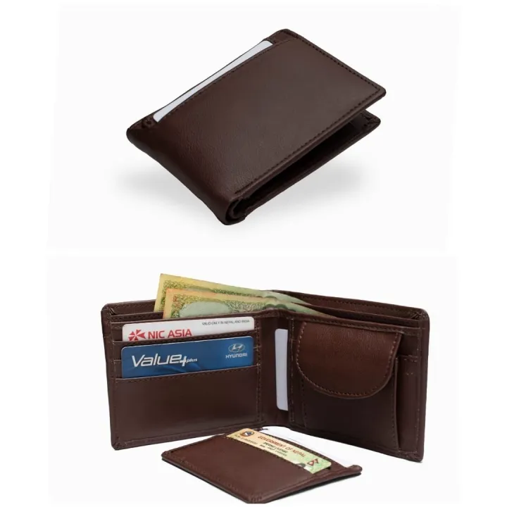 Black%20Color%20Genuine%20Leather%20Plain%20Design%20Bi-Fold%20Leather%20Purse%20For%20Men%20-%20Image%202