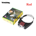 Difutagui Wenefang Sutuiying Head-Mounted Magnifier LED Illumination 1.5X 3X 8.5X 10X Helmet Luxury New style Fashion Style Magnifying Glass Jewelry Watch Maintenance Read Magnifier. 