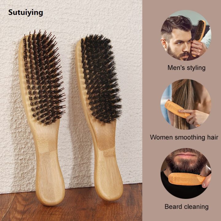 Sutuiying%20Bamboo%20Hair%20Brush%20Natural%20Boar%20Bristle%20Barber's%20Hairdressing%20DIY%20Styling%20Supplies%20Smoothing%20Detangle%20Comb%20for%20Wet%20Dry%20Hair%20-%20Image%202