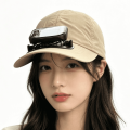 Fishing Sun Hat Portable Solar Powered Fan Baseball Cap Solid Color Long-lasting Rechargeable Fan Hat Lightweight Breathable Cooling Fan Peaked Cap for 3.7V/300mAh Hiking. 